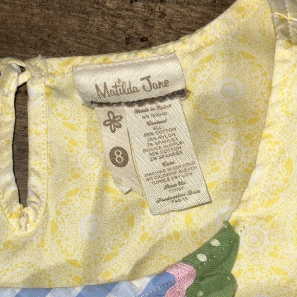 Matilda Jane MJ Take The Cake Top Dress Girls Size 8 - Picture 6 of 17